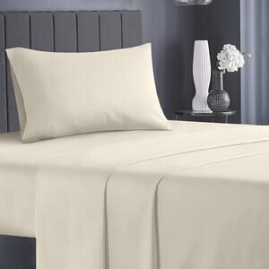 New Infinitee Xclusives Beige Twin Set of 3 16" Deep Pocket Twin Sheets Set